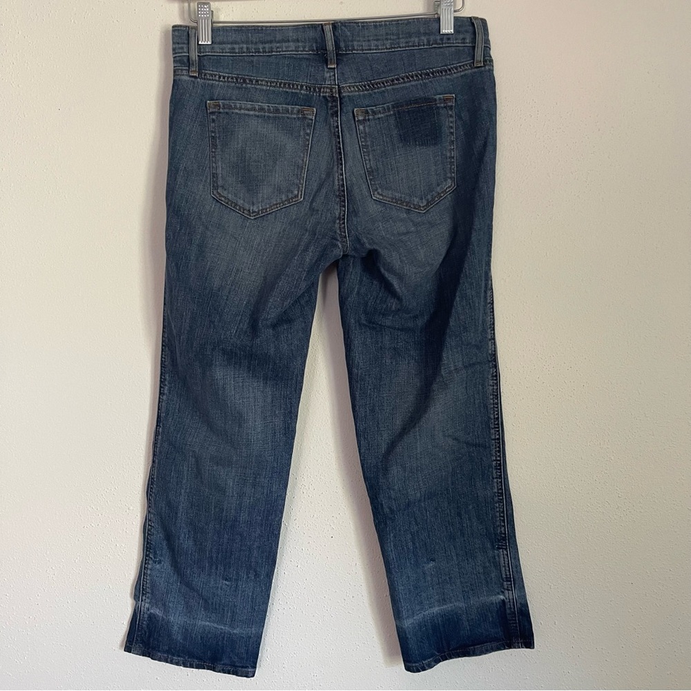 Ann Taylor Loft Patchwork Straight Leg Cropped De… - image 7